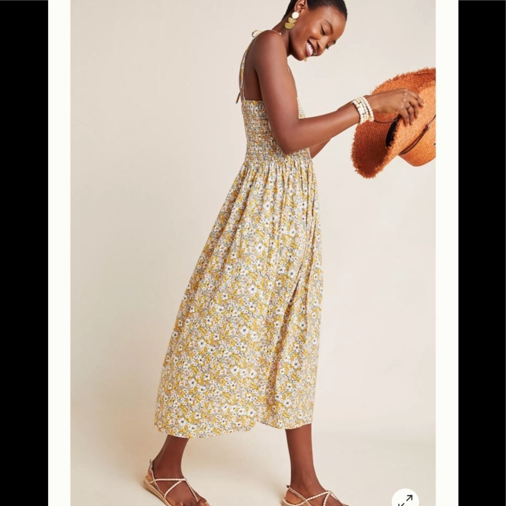 NWT Frye for Anthropologie Alice Floral maxi dress - Picture 5 of 16